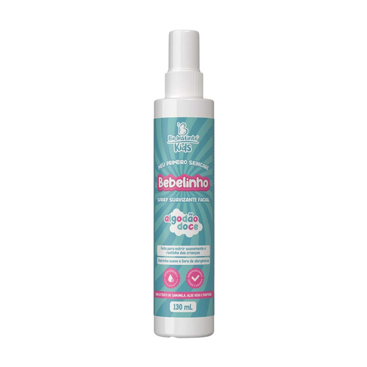 SPRAY SUAVIZANTE FACIAL BEBELINHO ALGODAO DOCE KIDS 130ML BIO INSTINTO