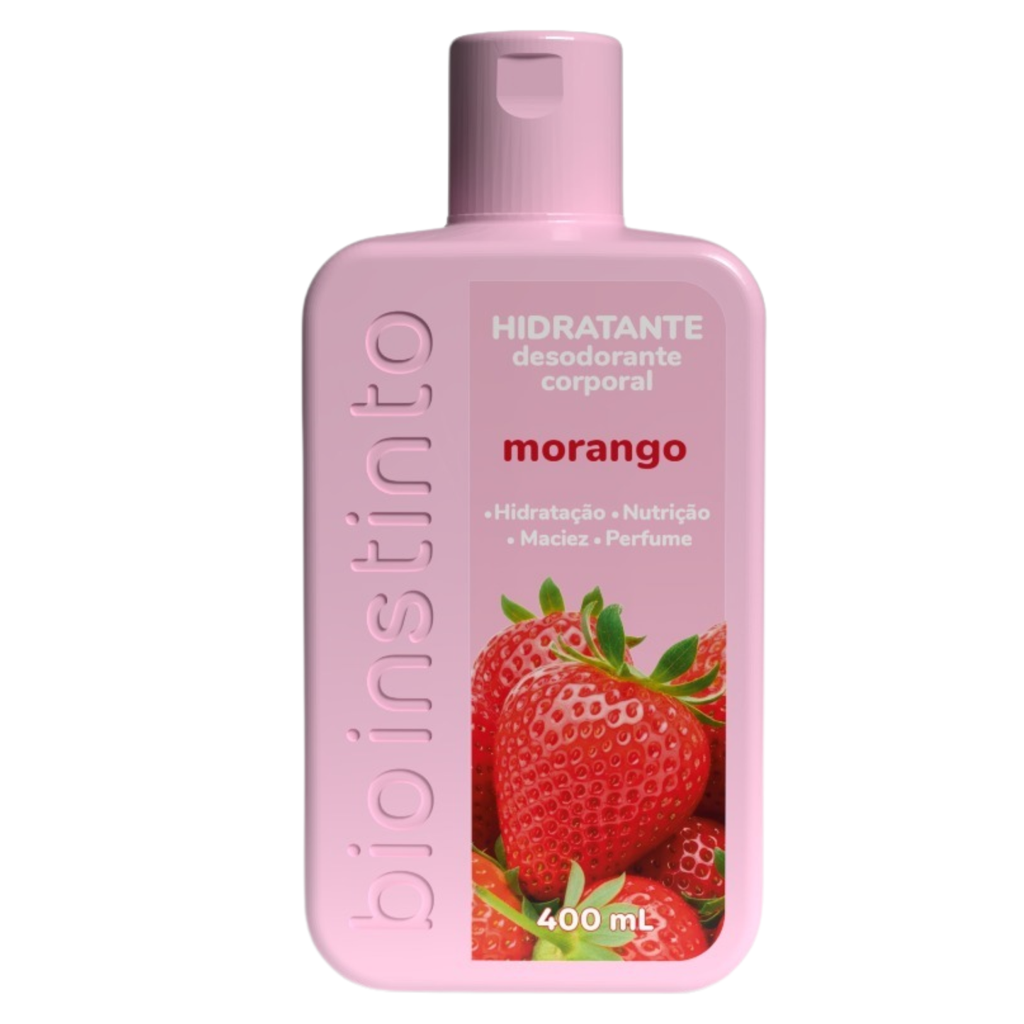 HIDRATANTE DESODORANTE CORPORAL MORANGO 400ML BIO INSTINTO