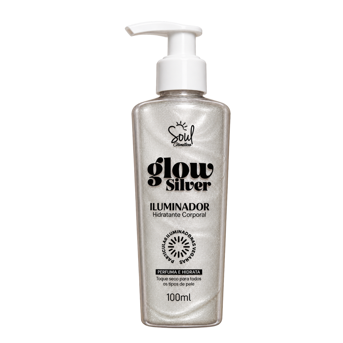 HIDRATANTE CORPORAL ILUMINADOR GLOW SILVER 100ML SOUL