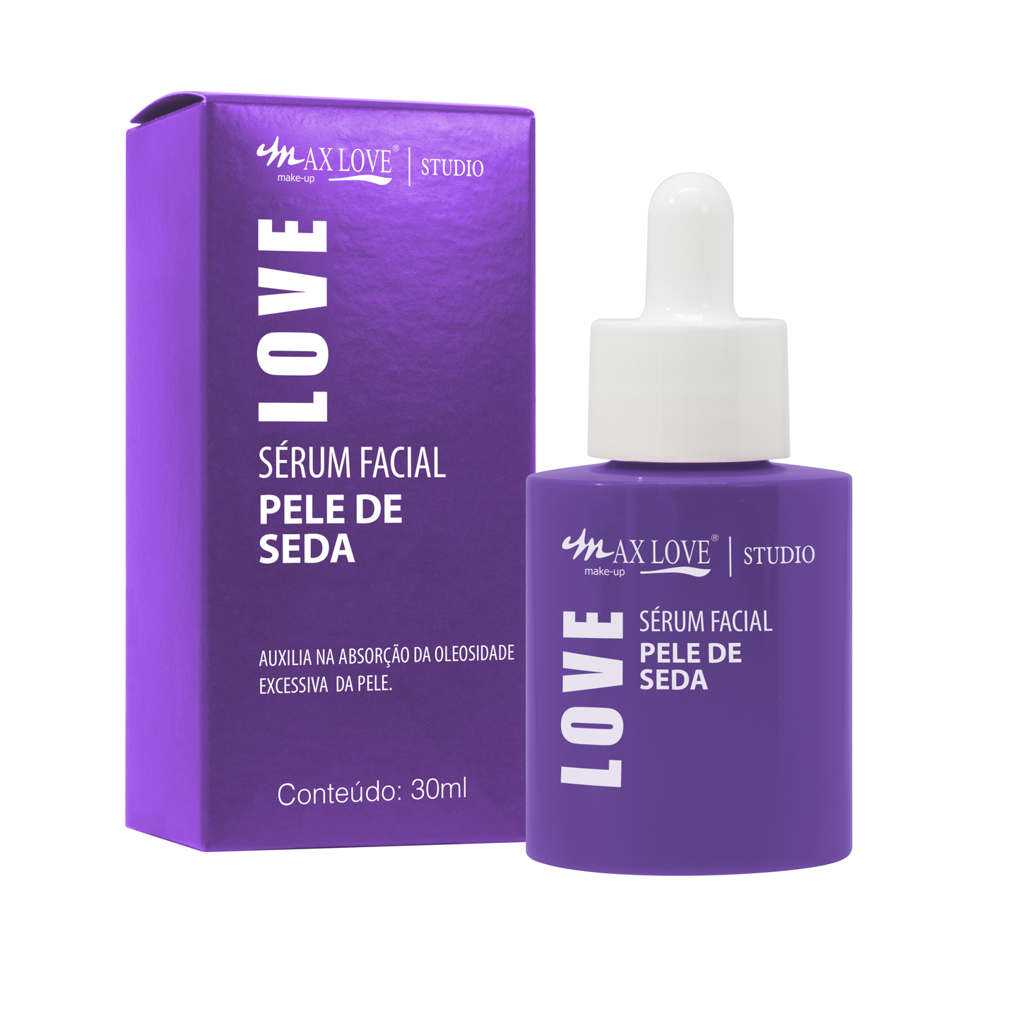 BOX C/ 24 SERUM FACIAL PELE DE SEDA 30ML MAX LOVE