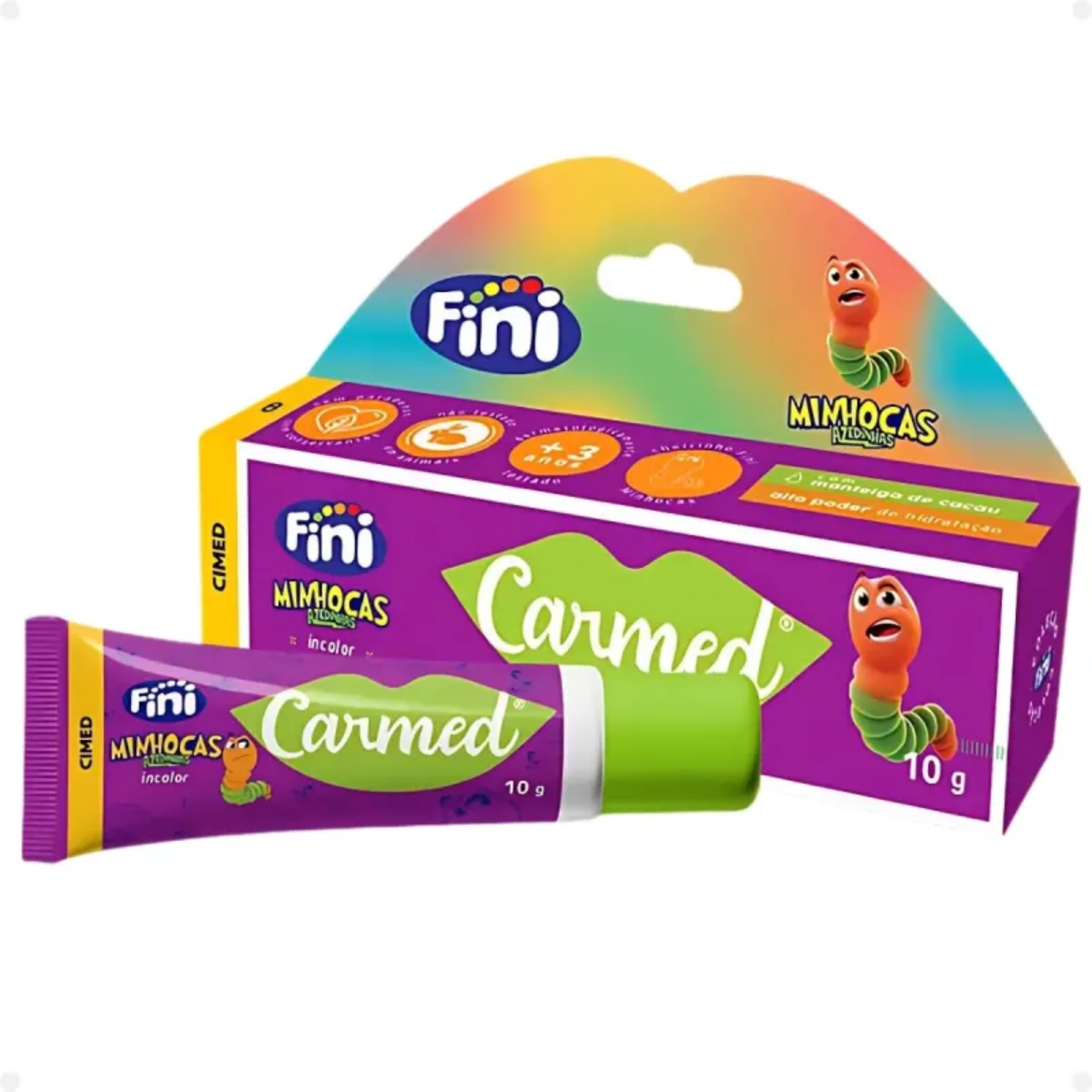 CARMED HID LAB MINHOCAS 10G CIMED– Bio Cosméticos Distribuidora