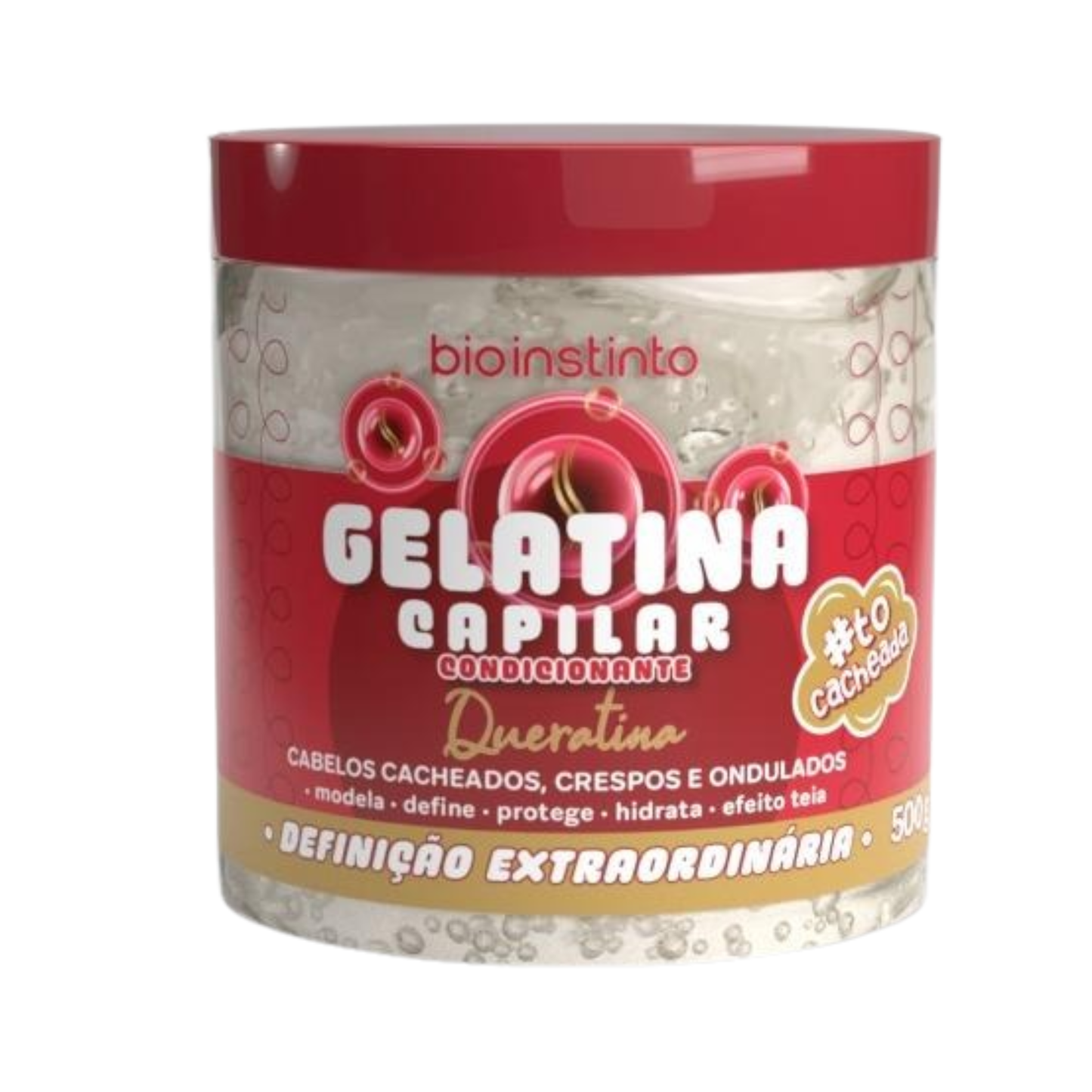 GELATINA CONDICIONANTE CAPILAR QUERATINA 500G BIO INSTINTO
