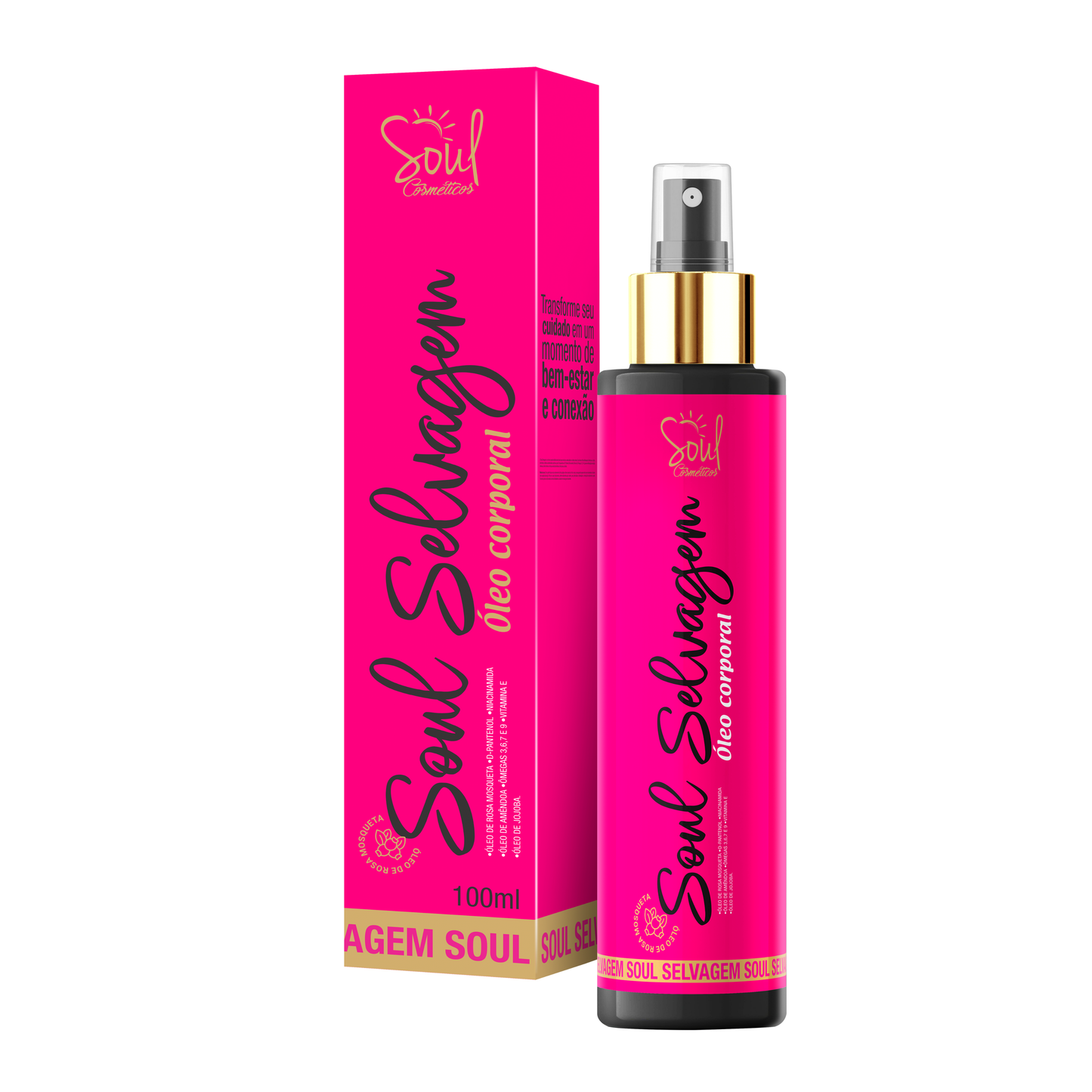 SOUL SELVAGEM OLEO CORPORAL 100ML SOUL