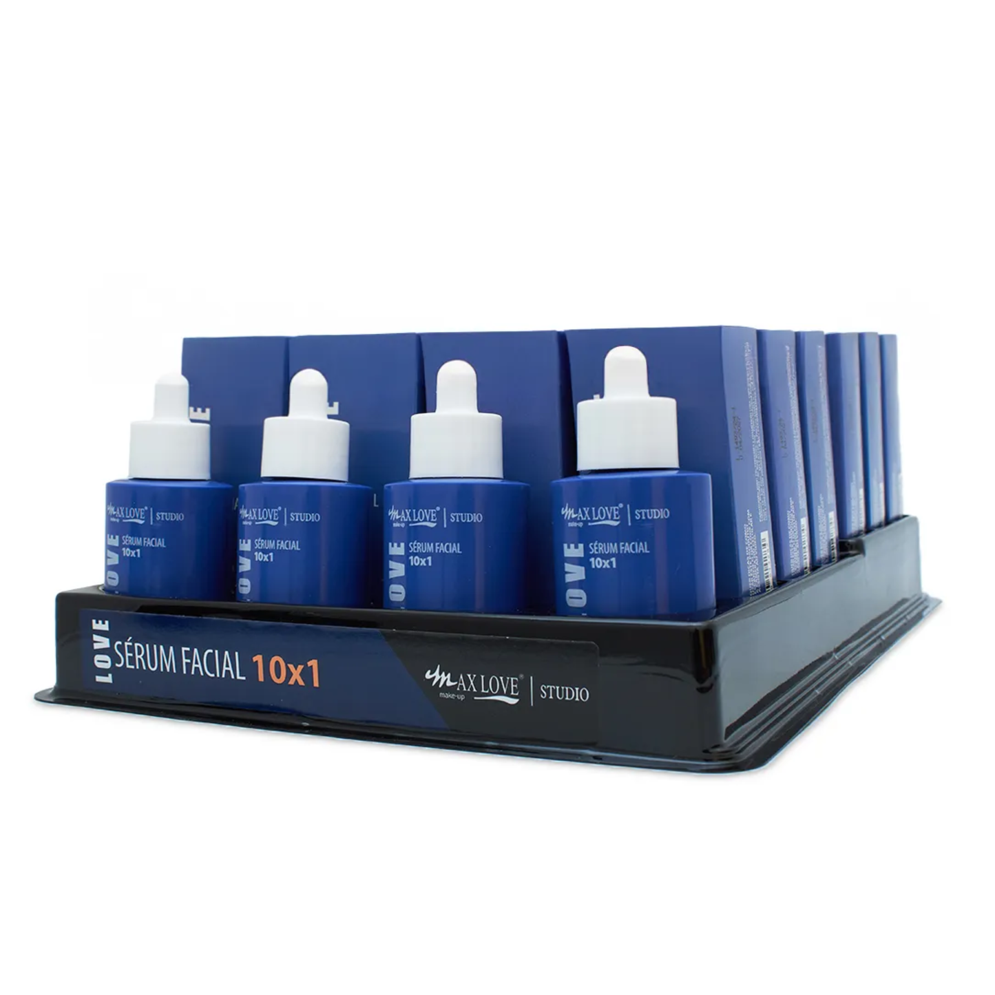 BOX C/ 24 SERUM FACIAL 10 EM 1 30ML MAX LOVE