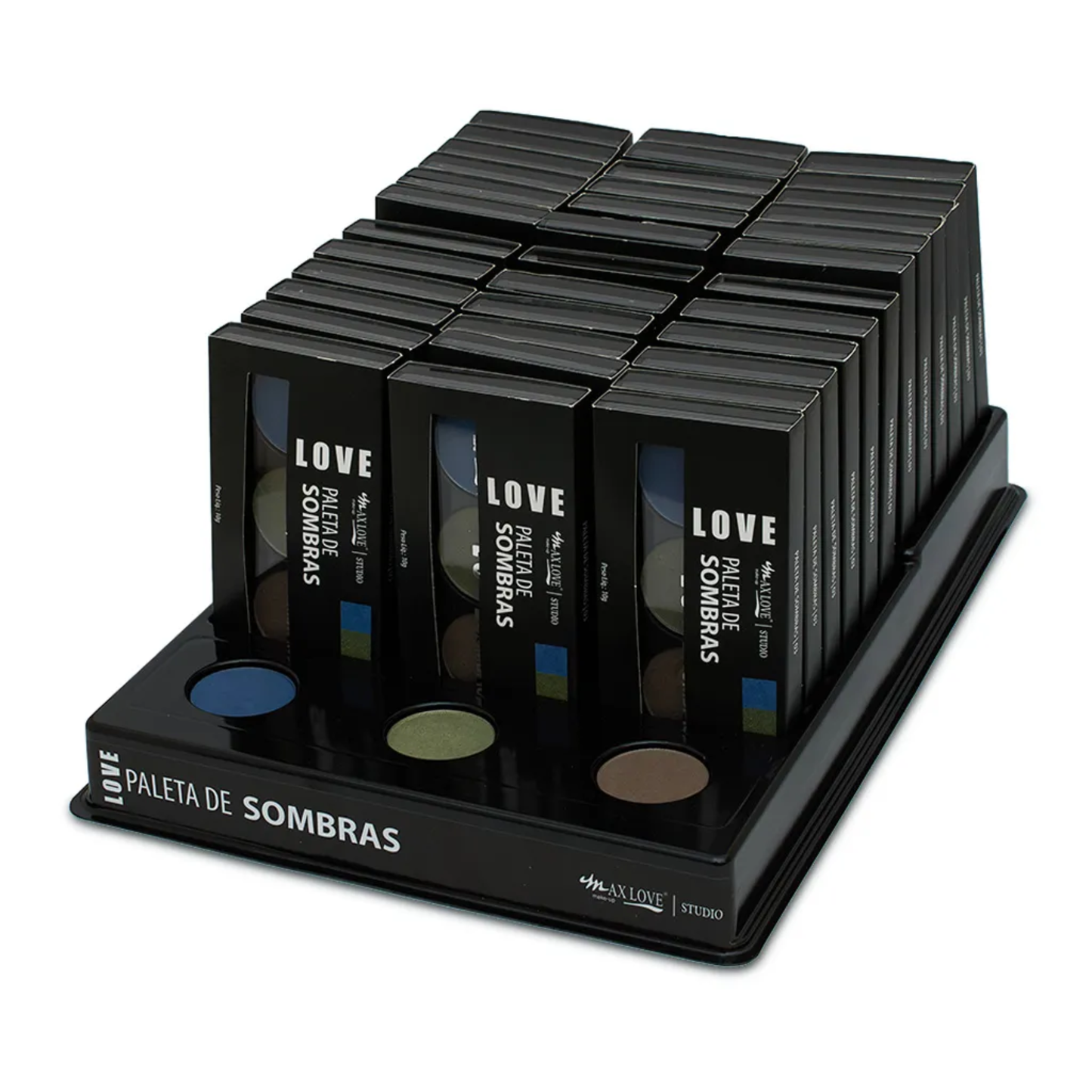 BOX C/ 36 PALETA DE SOMBRAS 003 10G MAX LOVE