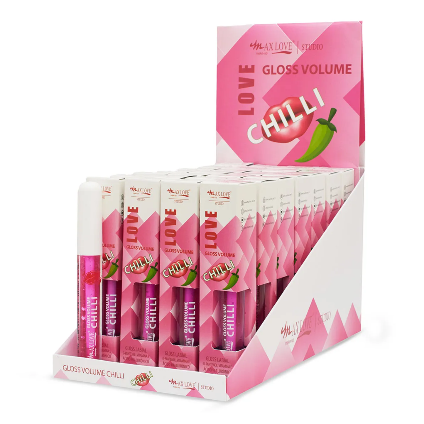 BOX C/ 28 LIP VOLUMOSO CHILLI COR 079 MAX LOVE