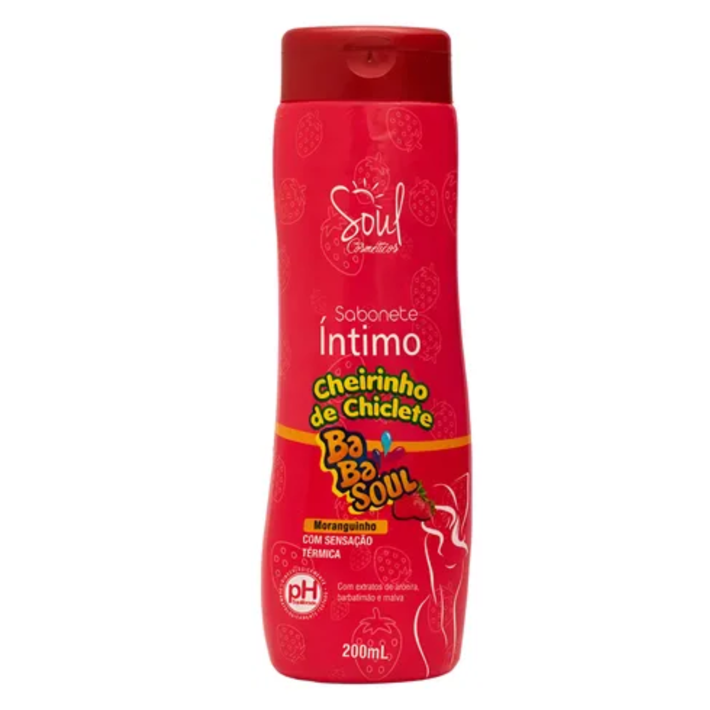 SABONETE INTIMO BABASOUL MORANGUINHO 200ML SOUL