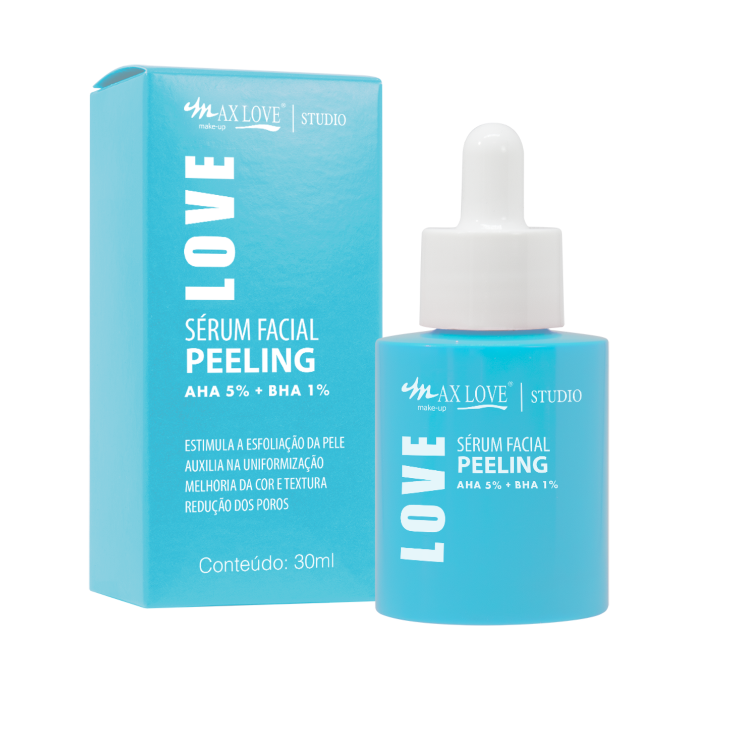 BOX C/ 24 SERUM FACIAL PEELING 30ML MAX LOVE