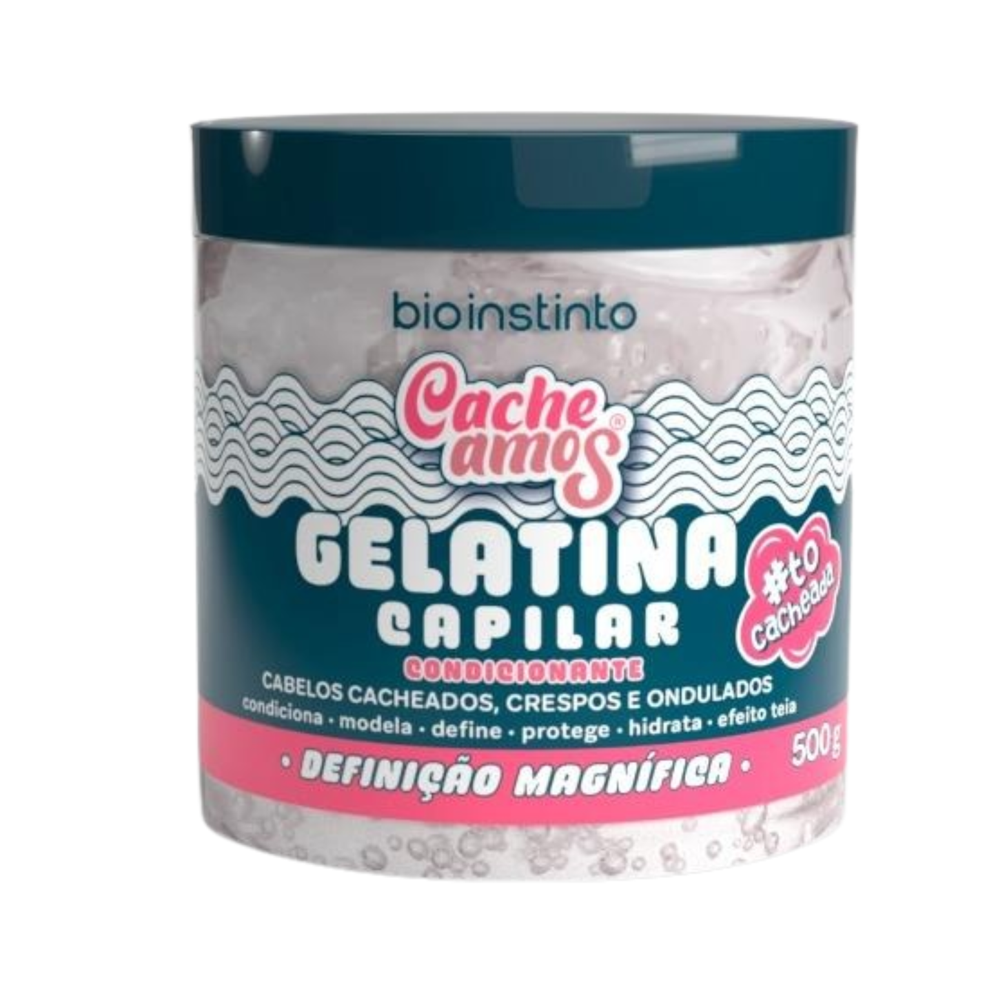 GELATINA CONDICIONANTE CAPILAR CACHEAMOS 500G BIO INSTINTO