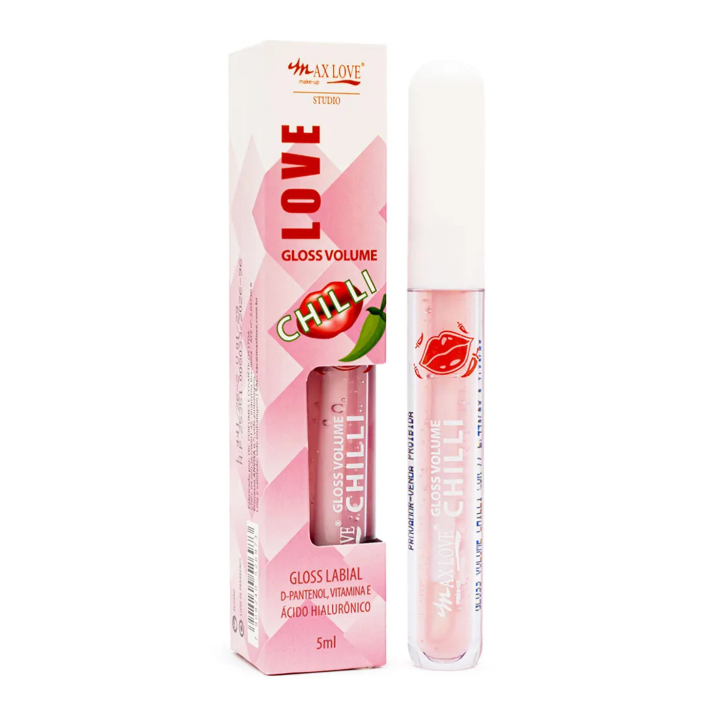 BOX C/ 28 LIP VOLUMOSO CHILLI COR 077 MAX LOVE