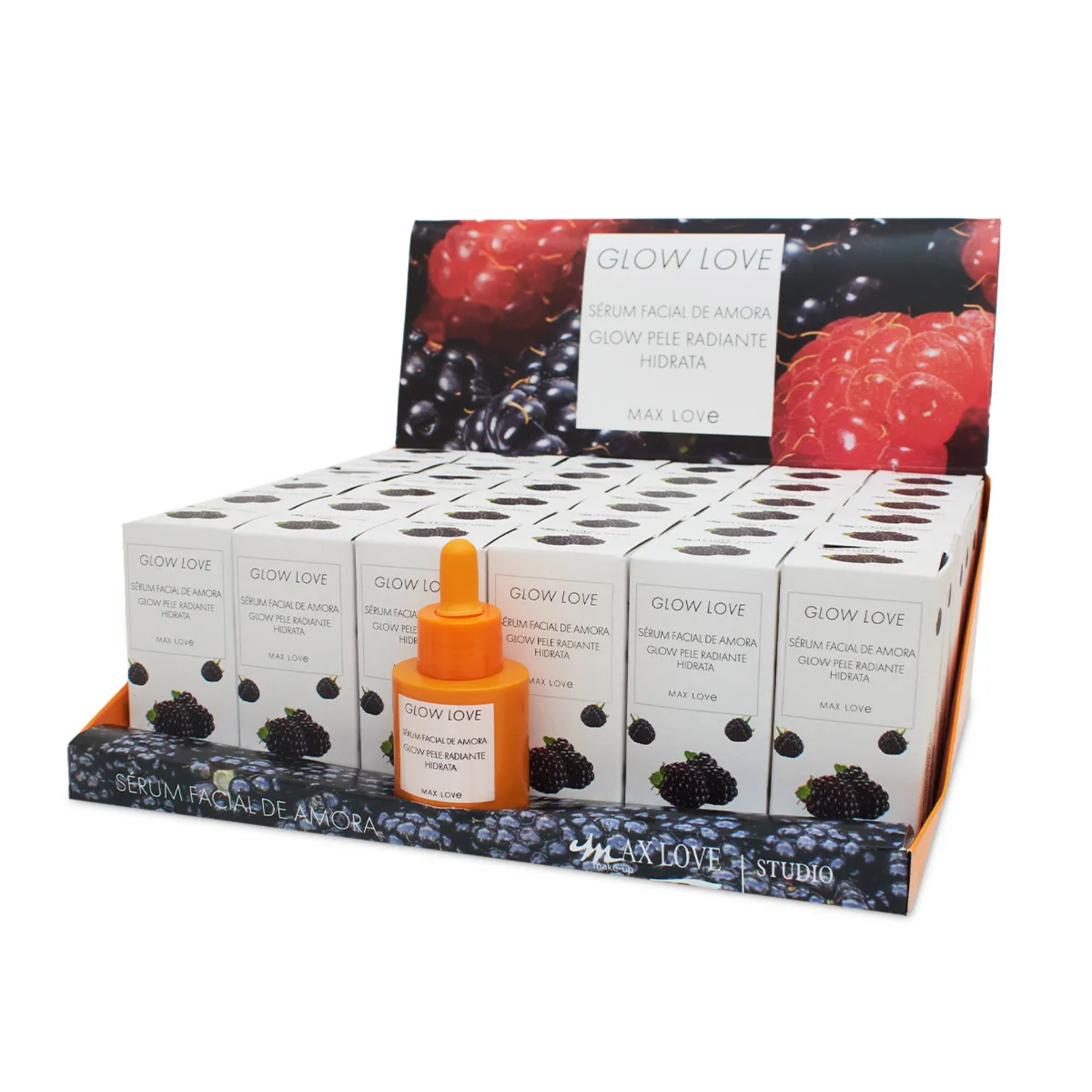 BOX C/ 36 GLOW LOVE SERUM DE AMORA 30ML MAX LOVE