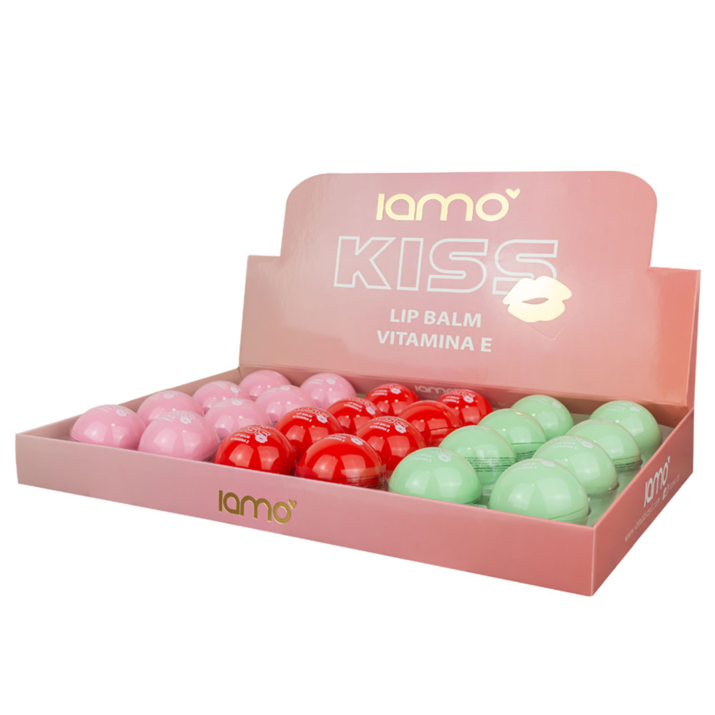 BOX C/ 24 LIP BALM KISS YS43589 IAMO