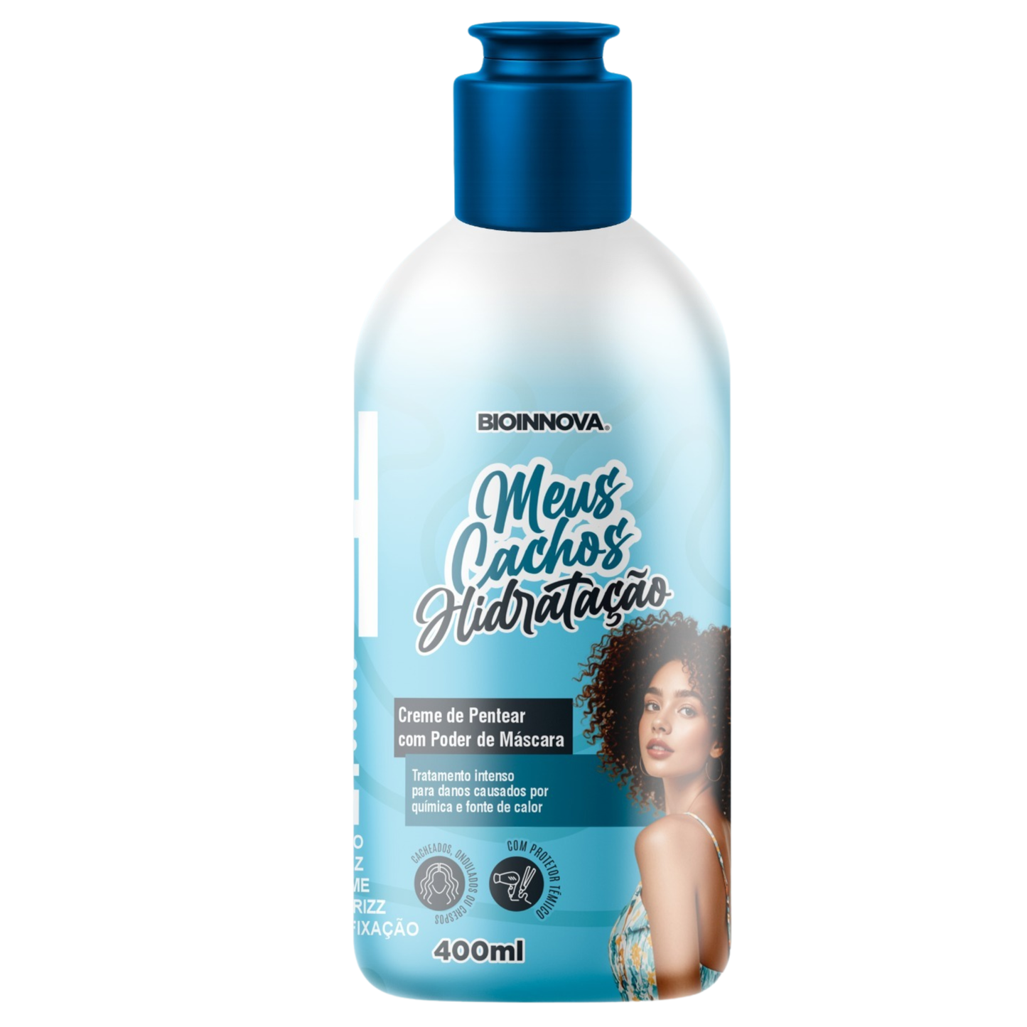 CREME DE PENTEAR MEUS CACHOS HIDRATACAO 400ML BIOINNOVA
