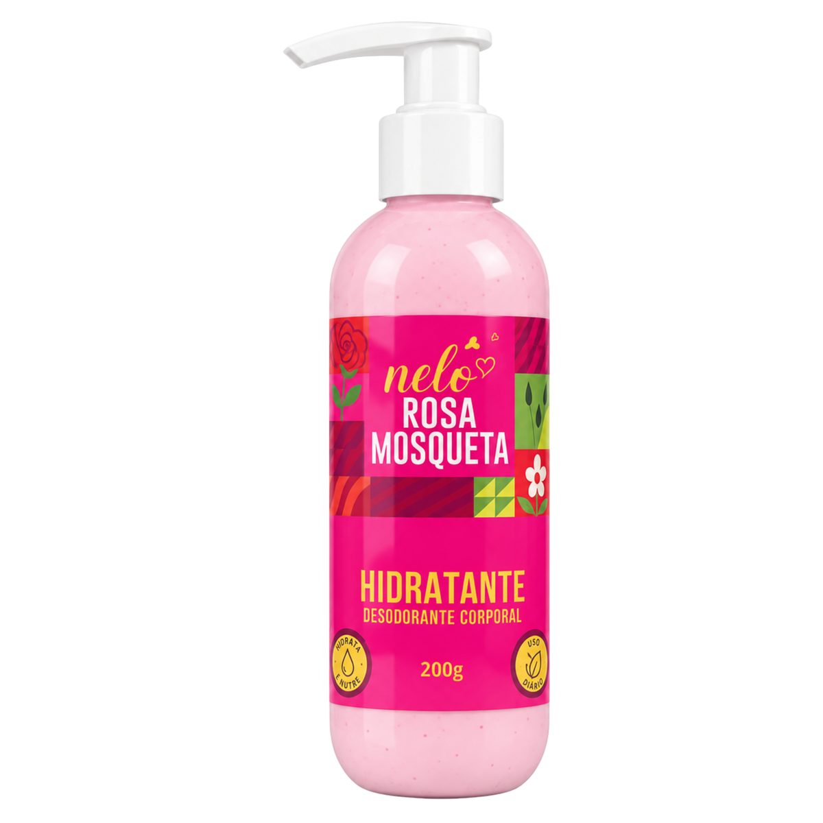 HIDRATANTE CORPORAL ROSA MOSQUETA 200G NELÔ