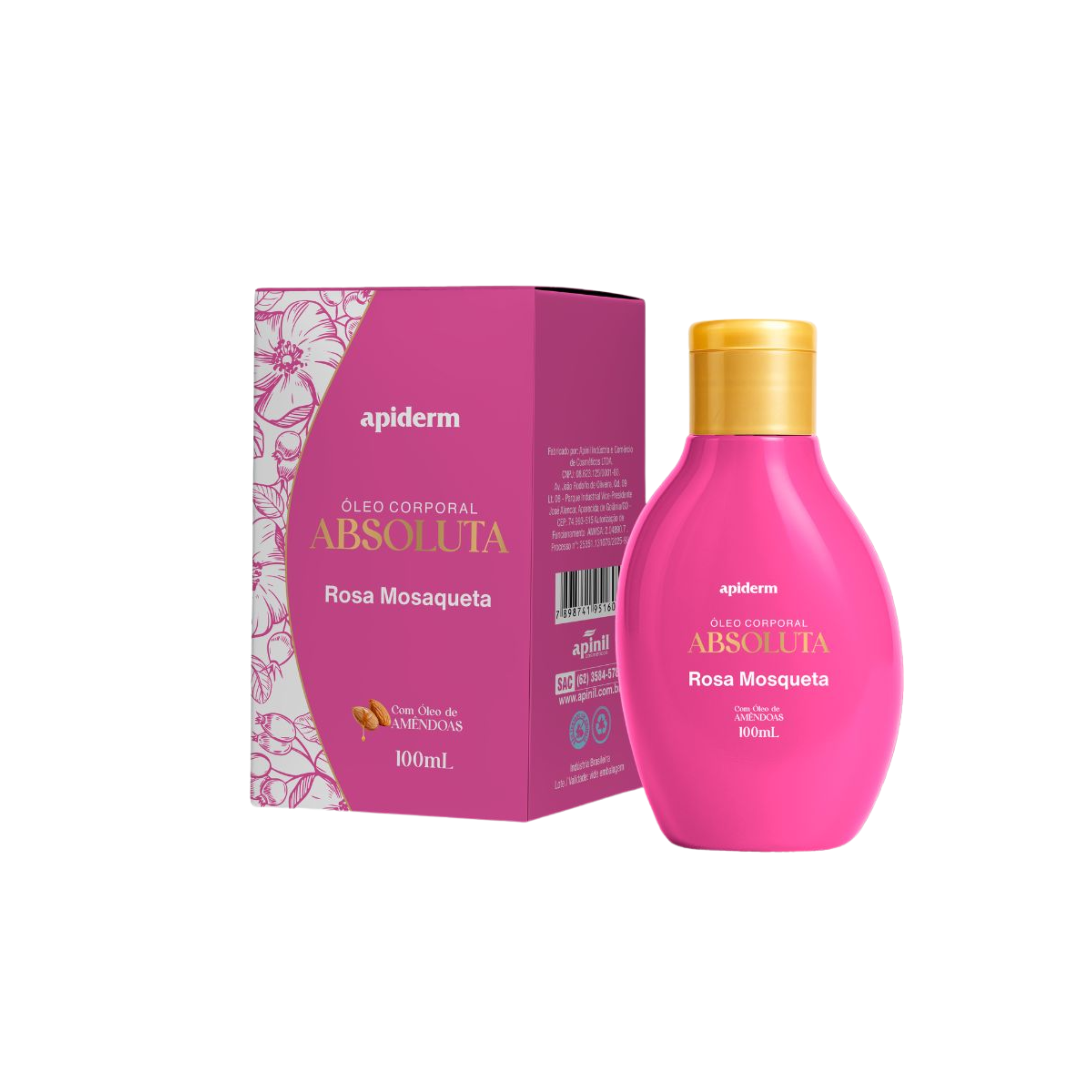 OLEO CORPORAL ABSOLUTA 100ML APINIL– Bio Cosméticos Distribuidora