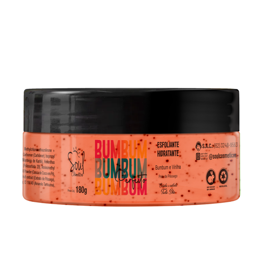 HIDRATANTE ESFOLIANTE BUMBUM 180G SOUL
