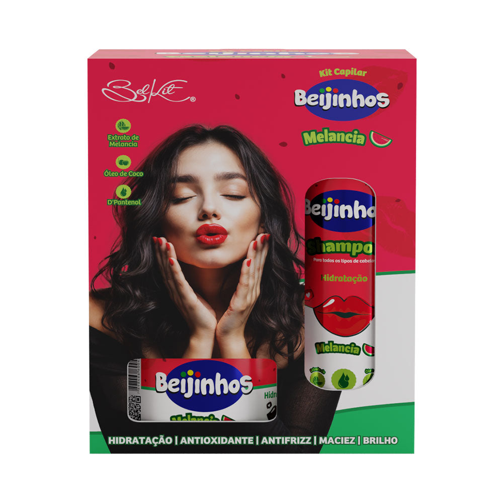 KIT 3 ITENS BEIJINHOS MELANCIA BELKIT