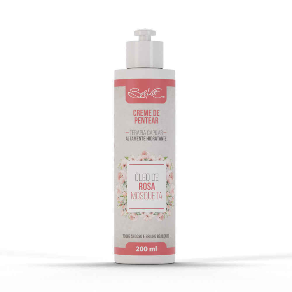 CREME DE PENTEAR OLEO DE ROSA MOSQUETA 200ML BELKIT