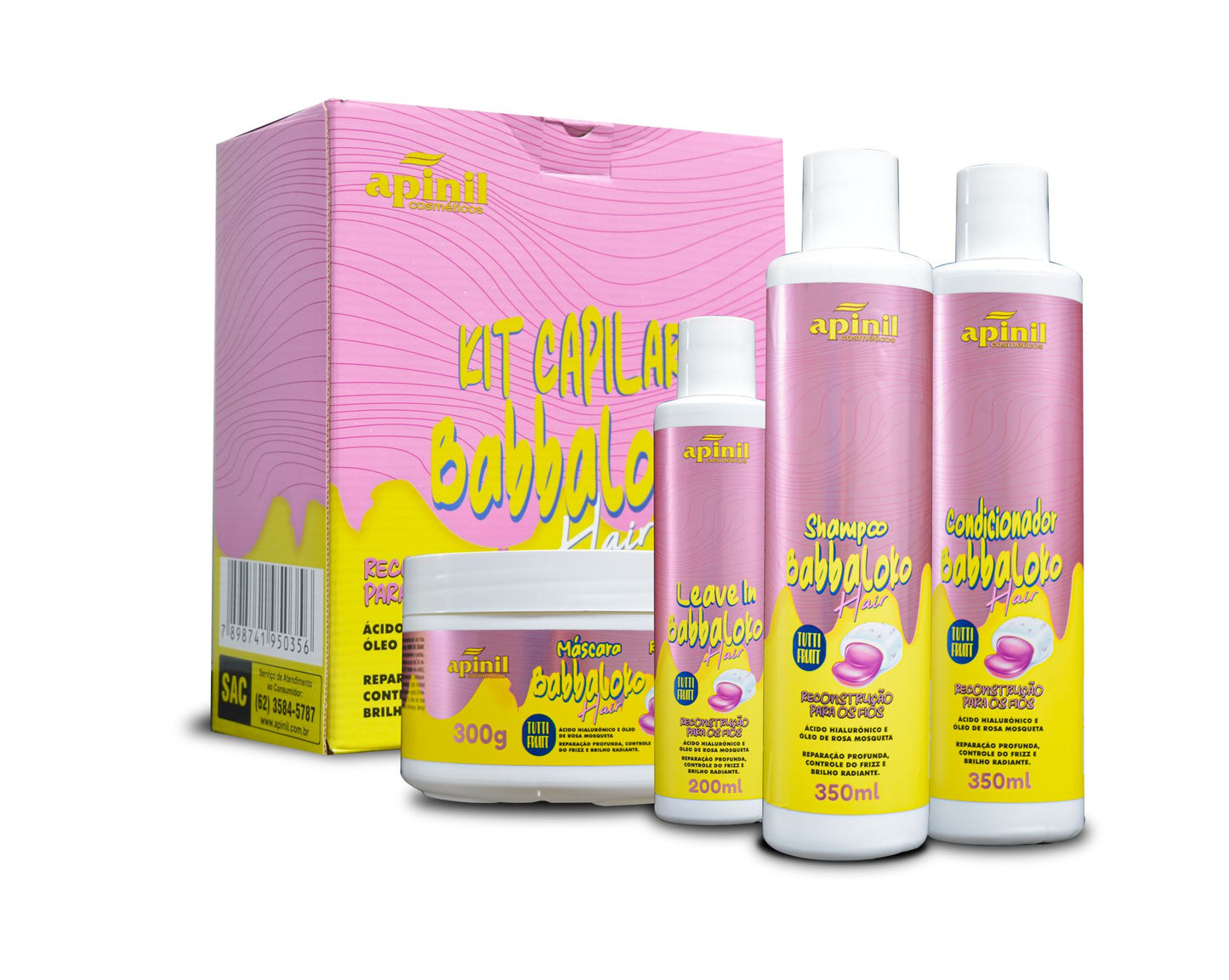 KIT CAPILAR BABBALOKO HAIR TUTTI-FRUITT APINIL