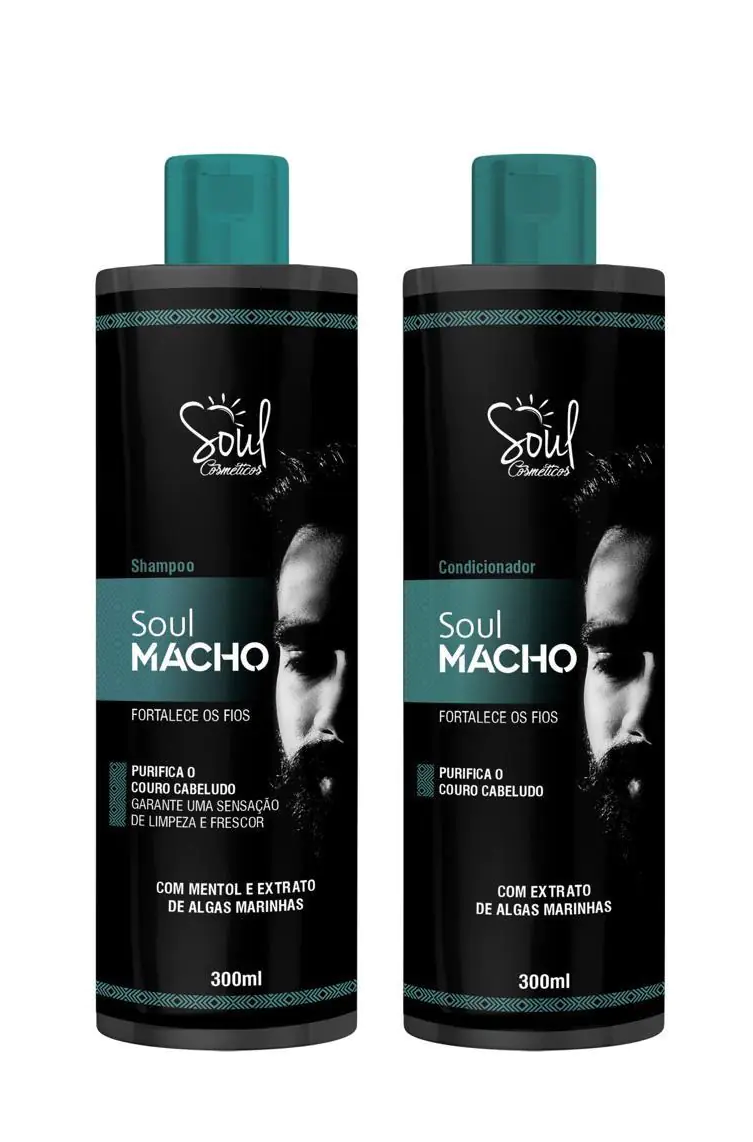 KIT SOUL MACHO SHAMPOO E CONDICIONADOR SOUL