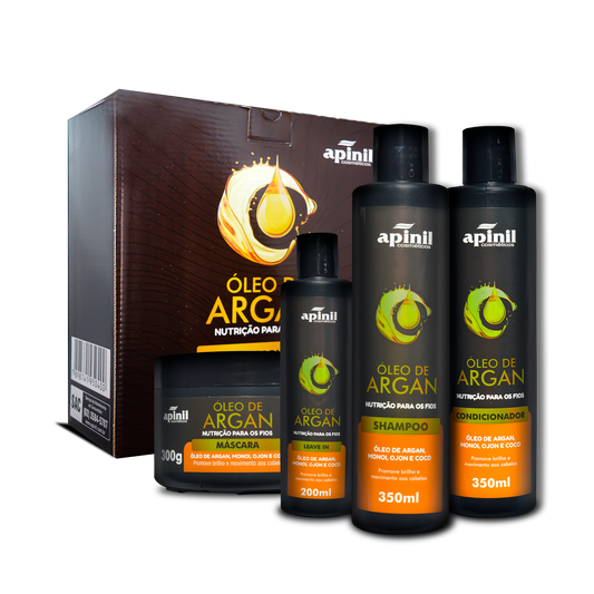 KIT CAPILAR OLEO DE ARGAN APINIL