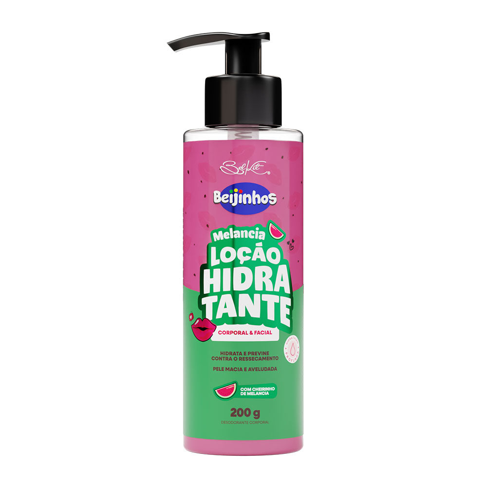 LOCAO HIDRATANTE BEIJINHOS MELANCIA 200G BELKIT