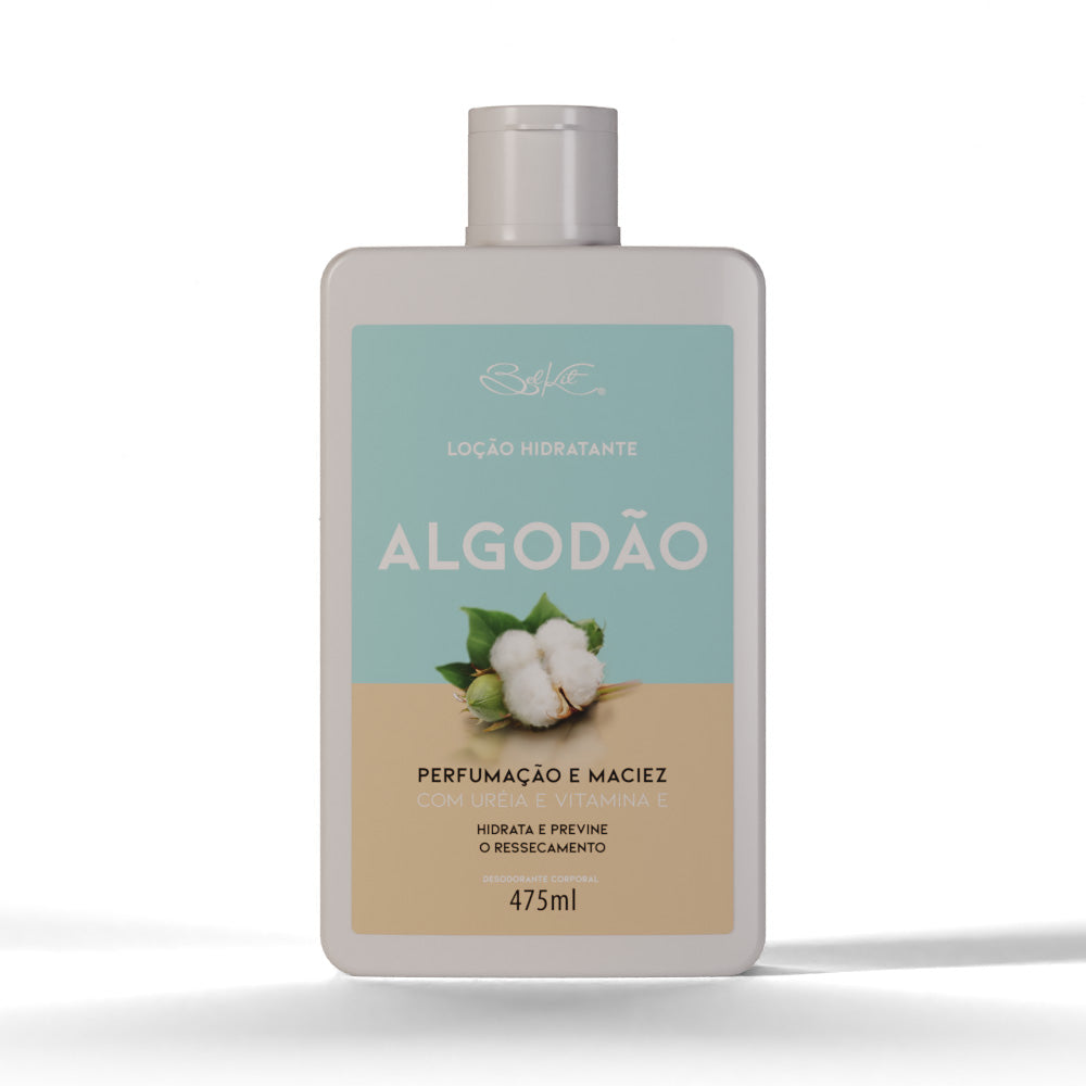LOCAO HIDRATANTE DESODORANTE ALGODAO 475ML BELKIT