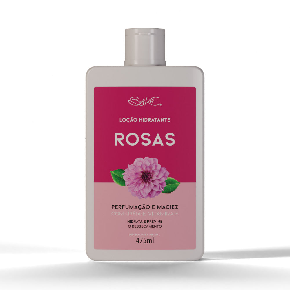 LOCAO HIDRATANTE DESODORANTE ROSAS 475ML BELKIT
