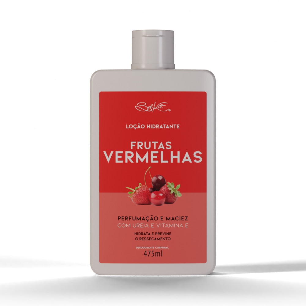LOCAO HIDRATANTE DESODORANTE FRUTAS VERMELHAS 475ML BELKIT