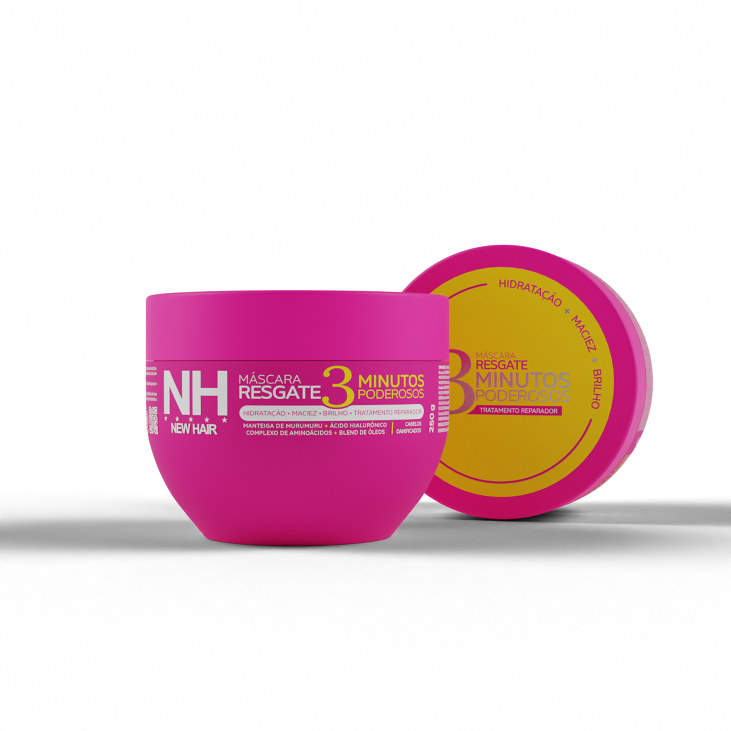 MASCARA RESGATE 3 MINUTOS PODEROSOS 250G NEW HAIR BELKIT