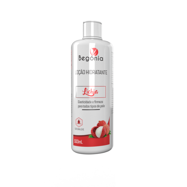 LOCAO HIDRATANTE LICHIA 500ML BEGONIA