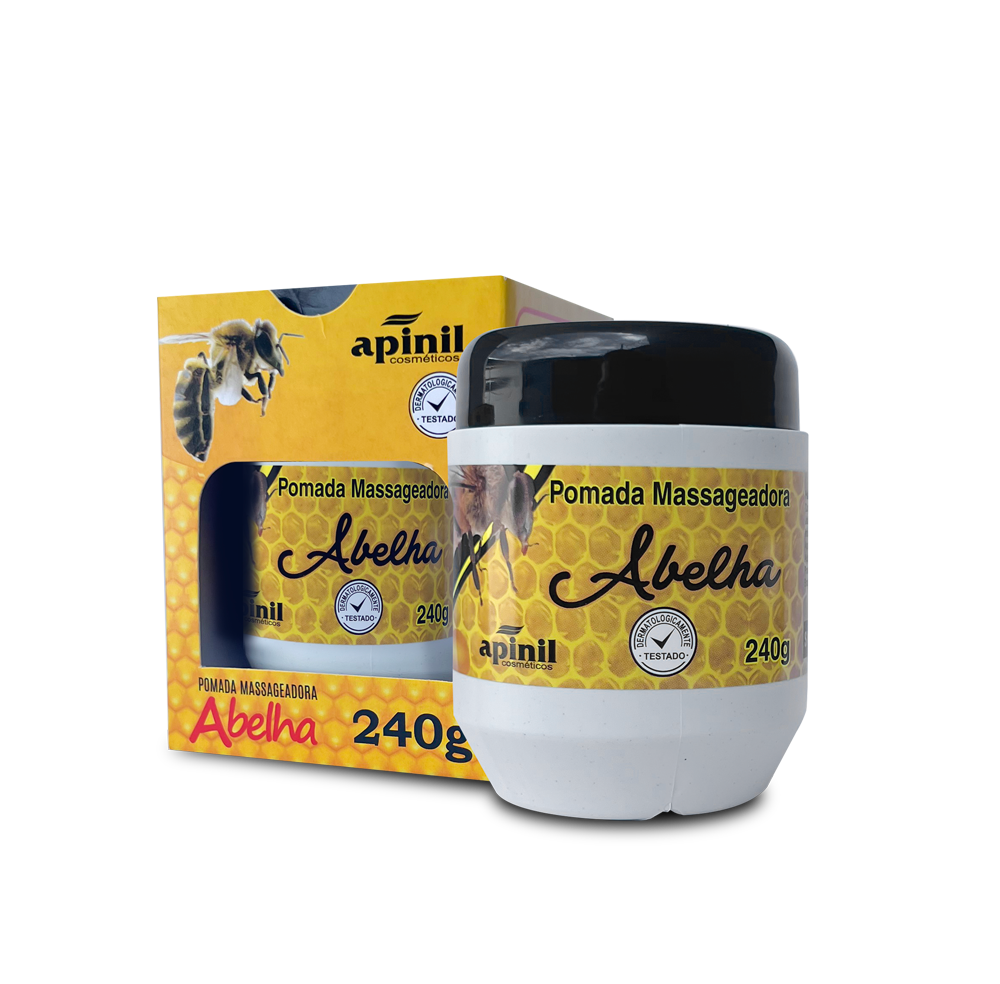 POMADA MASSAGEADORA ABELHA 240G APINIL
