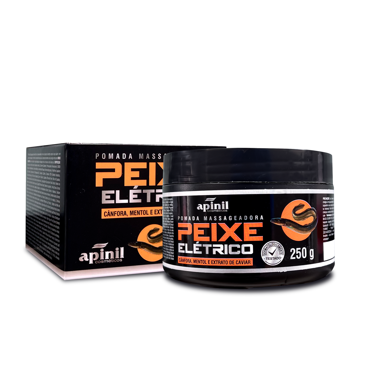 GEL MASSAGEADOR PEIXE ELETRICO 250G APINIL– Bio Cosméticos
