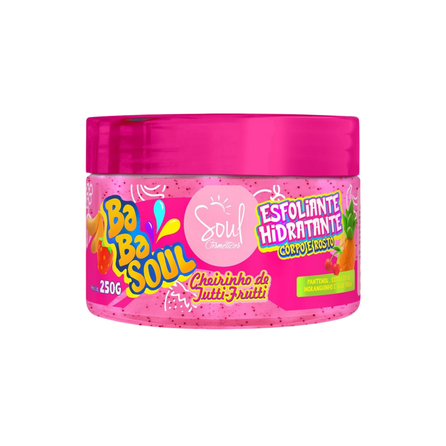 ESFOLIANTE HID. BABASOUL TUTTI-FRUTTI 250G SOUL