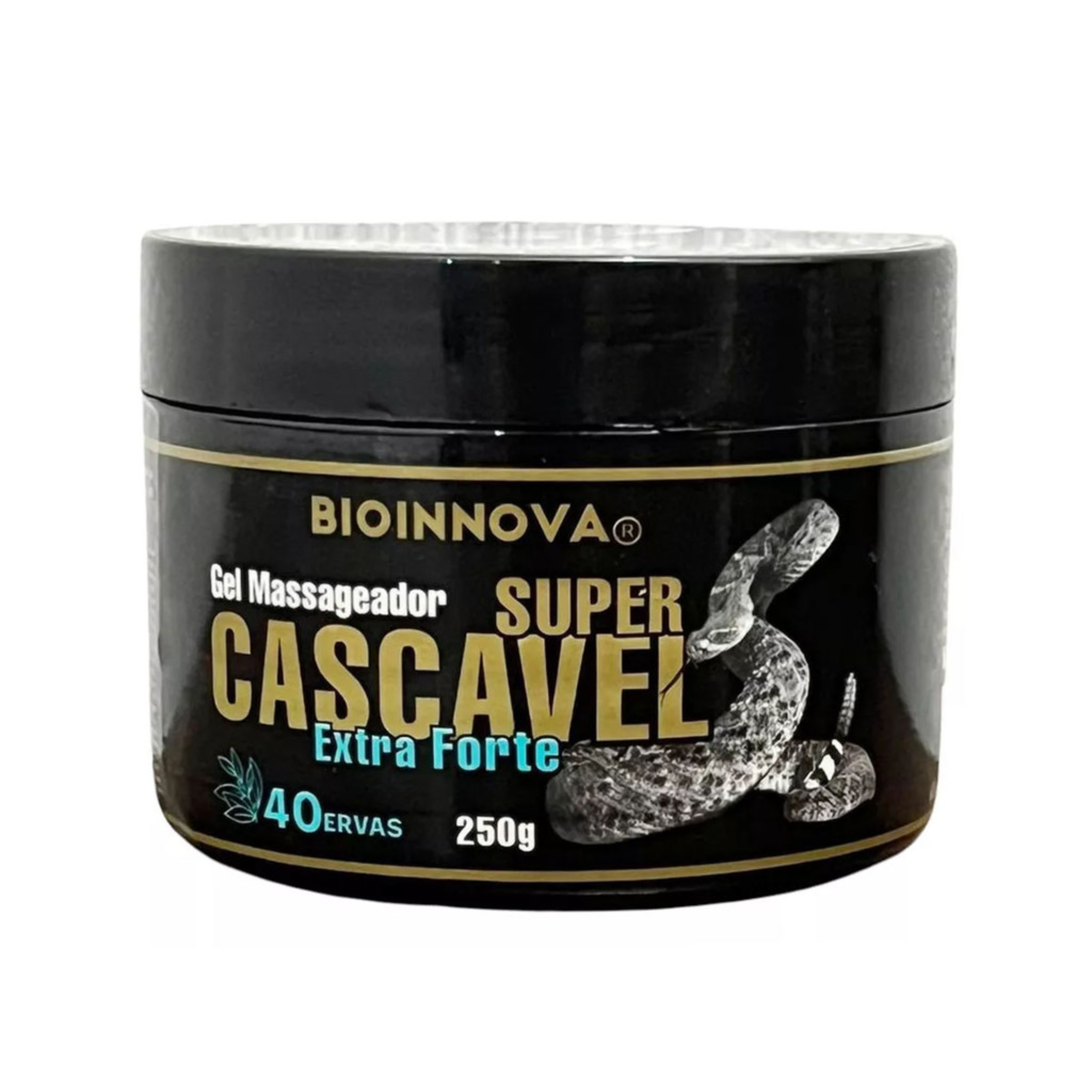 GEL MAS. CASCAVEL SUPER EXTRA FORTE 40 ERVAS 250G BIOINNOVA– Bio