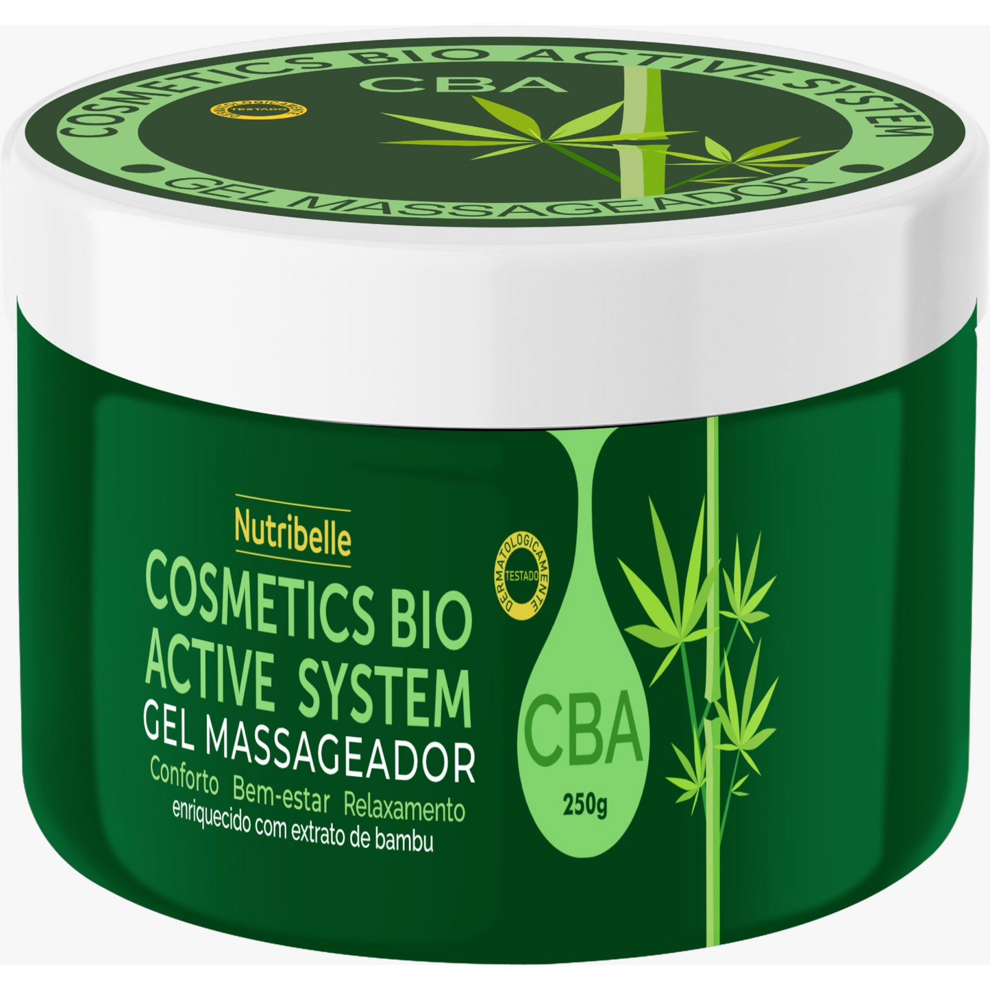 GEL MASSAGEADOR COSMETICS BIO ACTIVE SYSTEM NUTRIBELE 250GR BIOINNOVA