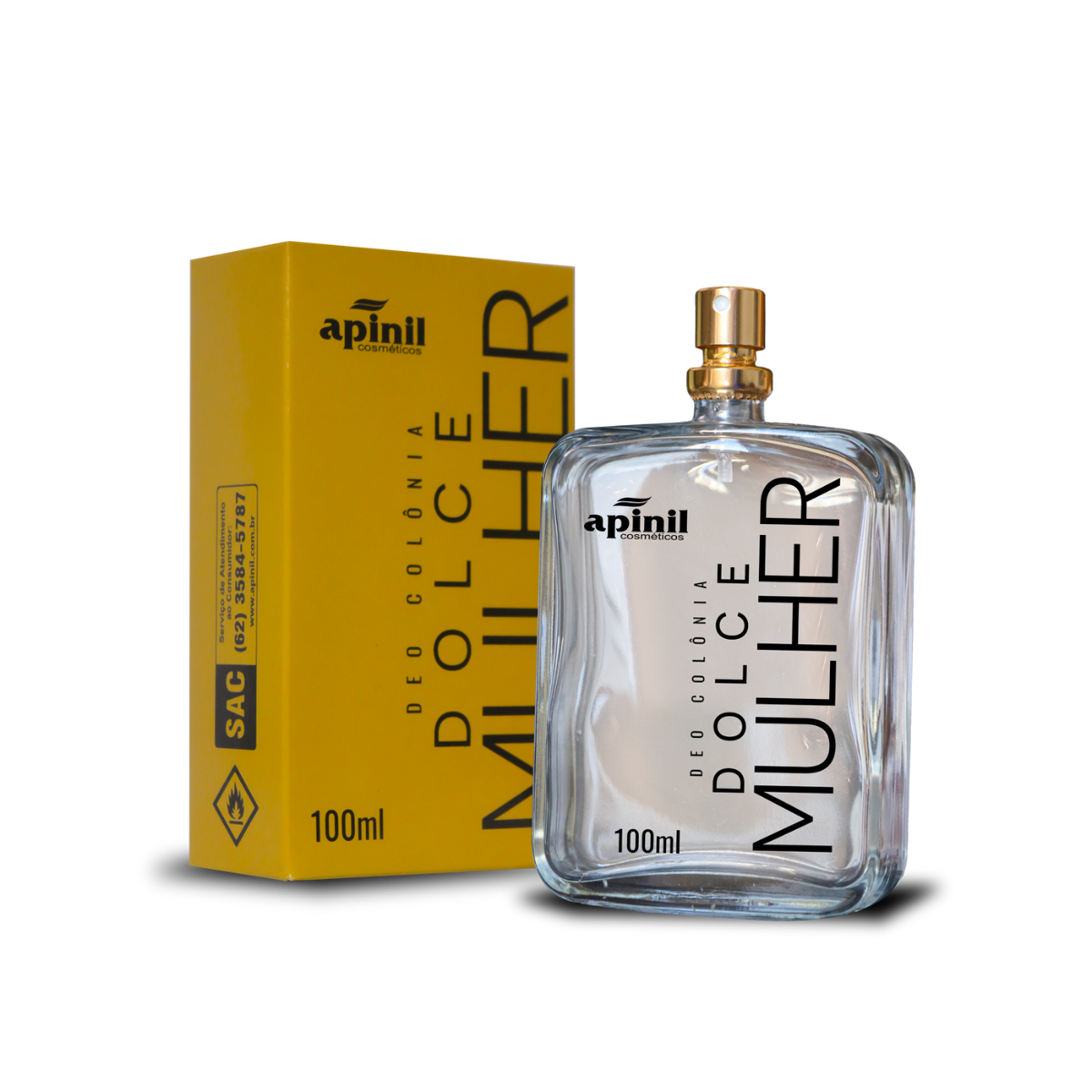 DEO COLONIA DOLCE MULHER 100ML APINIL