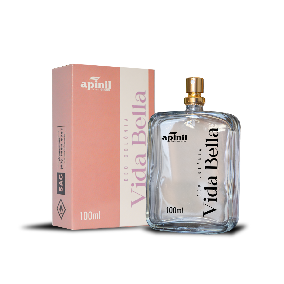 DEO COLONIA VIDA BELLA 100ML APINIL