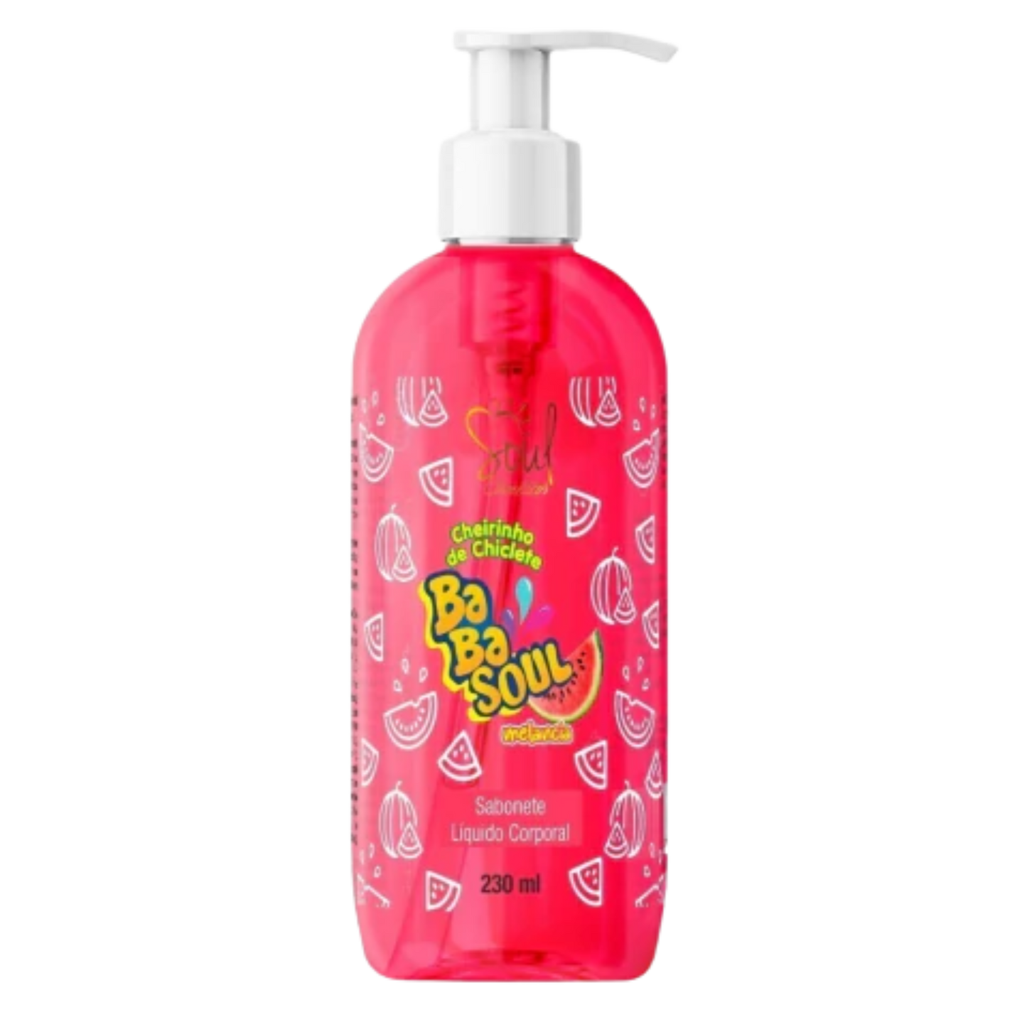 SABONETE LIQUIDO CORPORAL BABASOUL MELANCIA 230ML SOUL