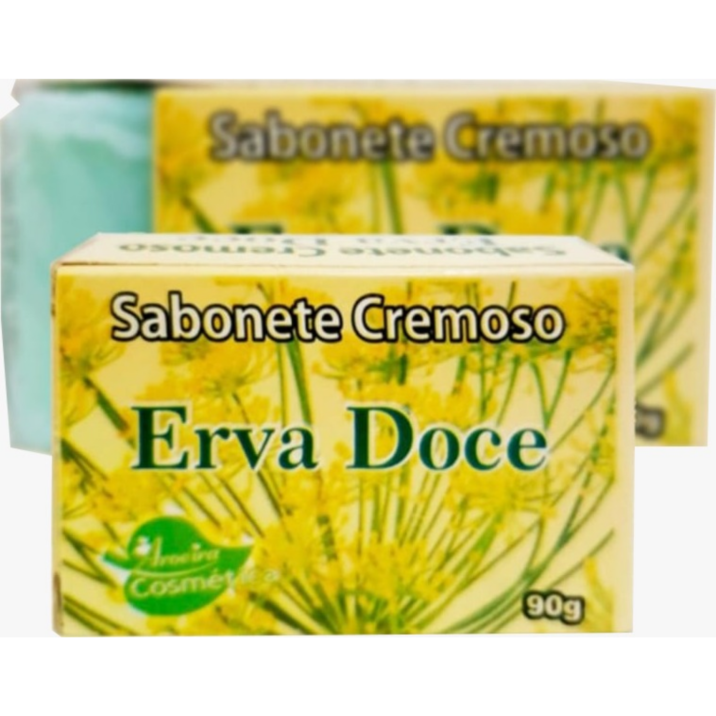 SABONETE EM BARRA CREMOSO ERVA DOCE 90G BIOINNOVA