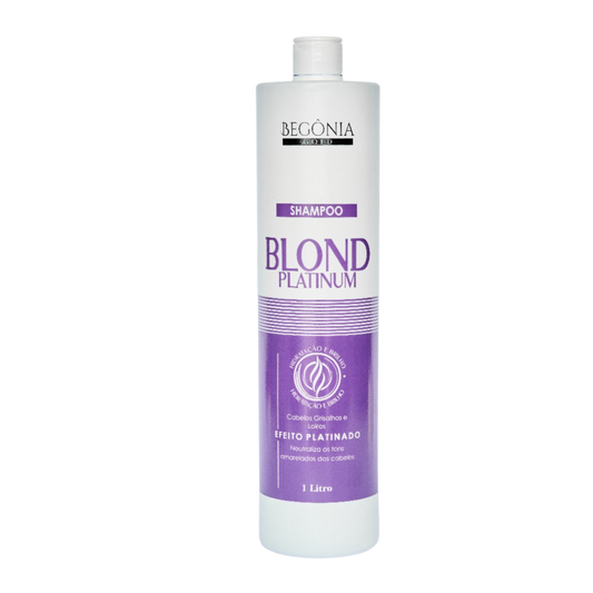 SHAMPOO BLOND PLATINUM 1L BEGONIA GOLD BEGONIA