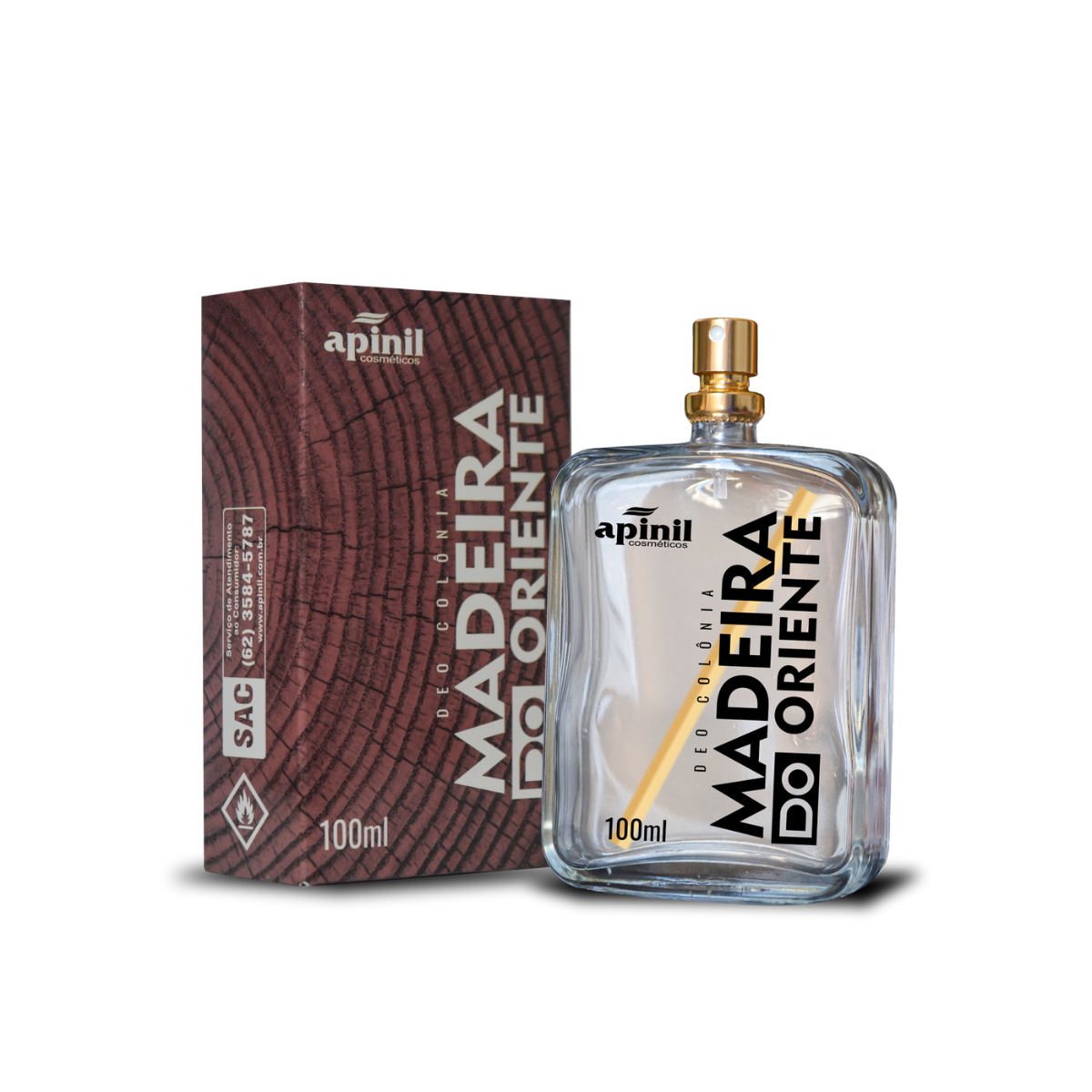 DEO COLONIA MADEIRA DO ORIENTE 100ML APINIL