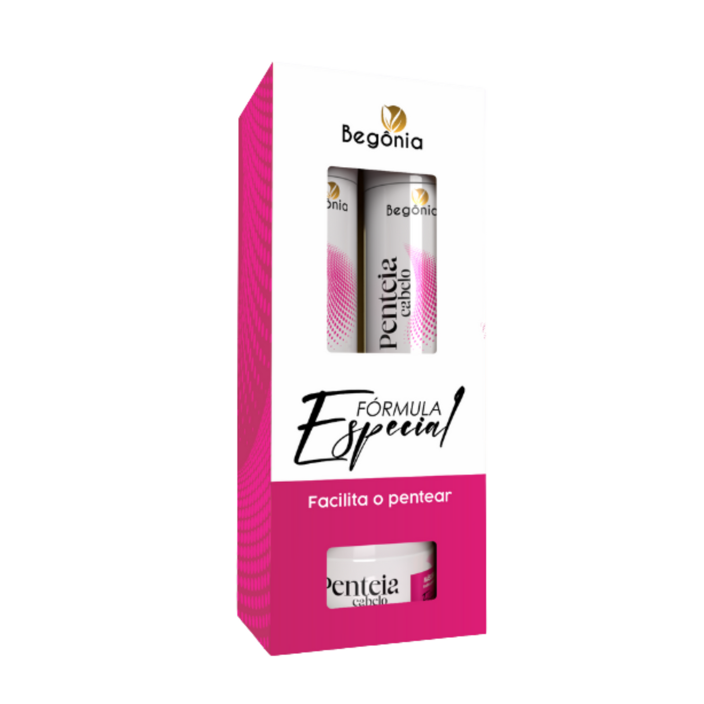 KIT PENTEIA CABELO BEGONIA