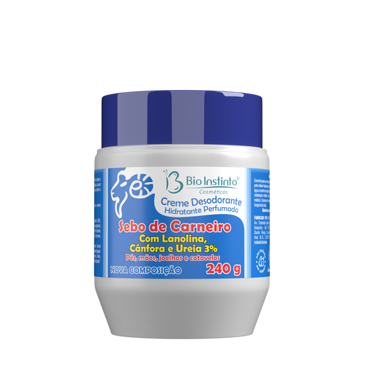 CREME DES HIDRA PERFUMADO SEBO DE CARNEIRO 240G BIO INSTINTO