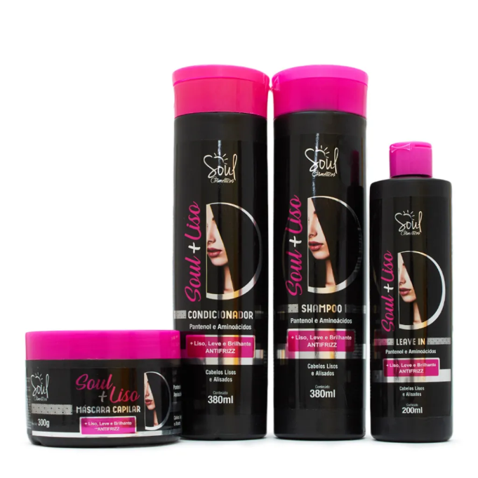 KIT CAPILAR SOUL + LISO SOUL– Bio Cosméticos Distribuidora