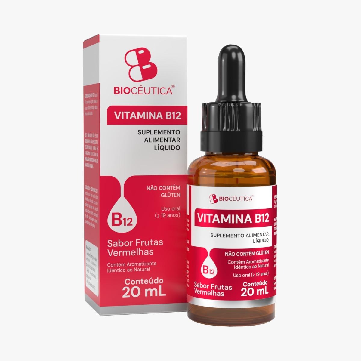 SUPLEMENTO ALIMENTAR LIQUIDO VITAMINA B12 BIOCÊUTICA