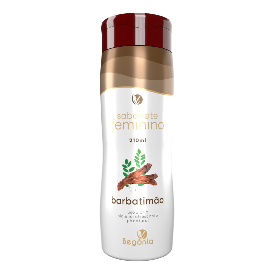 SABONETE FEMININO BARBATIMAO 210ML BEGONIA