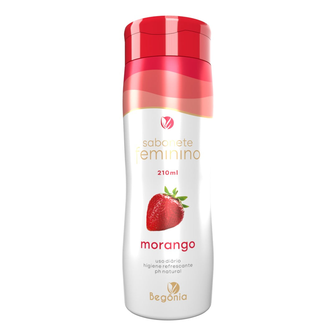 SABONETE FEMININO MORANGO 210ML BEGONIA