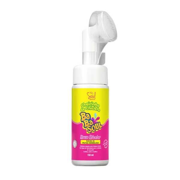 MOUSSE MICELAR BABASOUL TUTTI FRUTTI 150ML SOUL– Bio Cosméticos