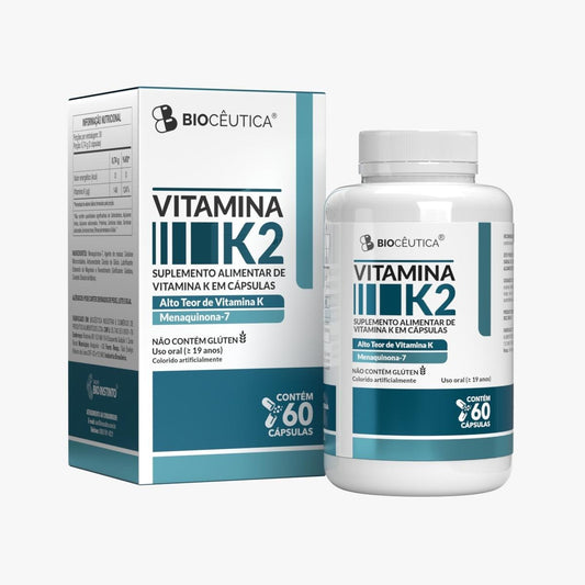 SUPLEMENTO ALIMENTAR DE VITAMINA K EM CÁPSULAS BIOCÊUTICA